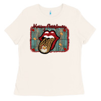 Bone Merry Christmas Lips Santa Ladies Tee - Bettercallsaul