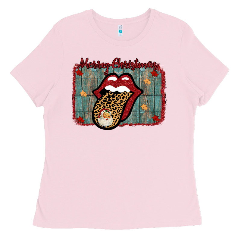 Merry Christmas Lips Santa Ladies Tee by Bettercallsaul | Teevron