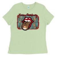 Matcha Merry Christmas Lips Santa Ladies Tee - Bettercallsaul