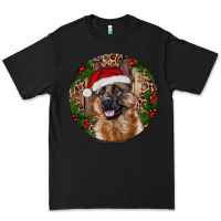 Black German Shepherd Christmas Premium Tee - RanaPortraitStore