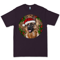 Plum German Shepherd Christmas Premium Tee - RanaPortraitStore