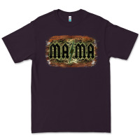 Plum Camouflage Patterned Mama Tried Premium Tee - Bettercallsaul