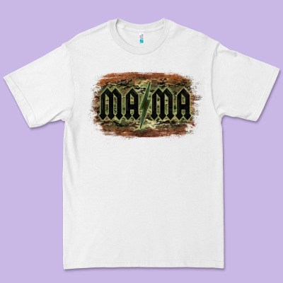 Camouflage Patterned Mama Tried Premium Tee Designed By Bettercallsaul