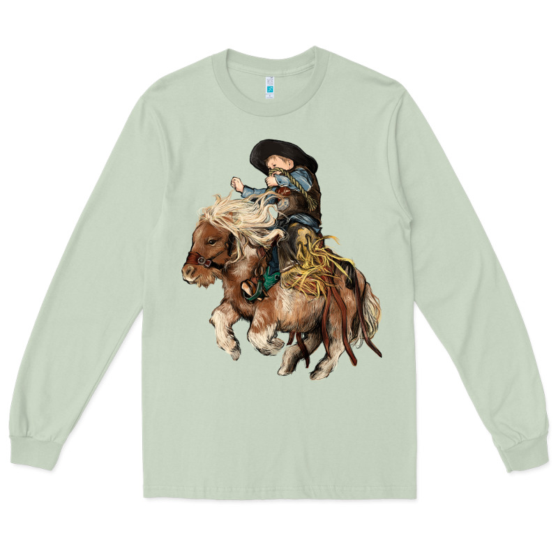 Midilli Little Cowboy Kid Rodeo Long Sleeve Tee by HowdyJamesFarm | Teevron