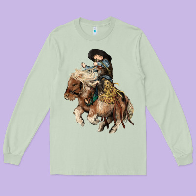 Midilli Little Cowboy Kid Rodeo Long Sleeve Tee Designed By Howdyjamesfarm