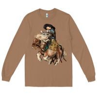 Toasted Coconut Midilli little Cowboy kid rodeo Long Sleeve Tee - HowdyJamesFarm