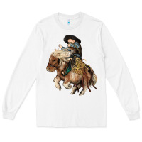 White Midilli little Cowboy kid rodeo Long Sleeve Tee - HowdyJamesFarm