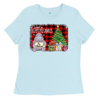 Baby Blue I Want A Hippopotamus Ladies Tee - Bettercallsaul
