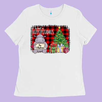 I Want A Hippopotamus Ladies Tee Designed By Bettercallsaul
