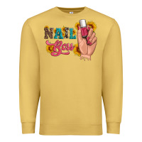 Antique Gold western sunflowers nail boss Premium Sweatshirt - Artiststas