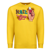 Lemon western sunflowers nail boss Premium Sweatshirt - Artiststas