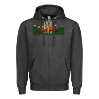 Charcoal Heather halloween meerkat Zipper Hoodie - LillyAllenDesigns