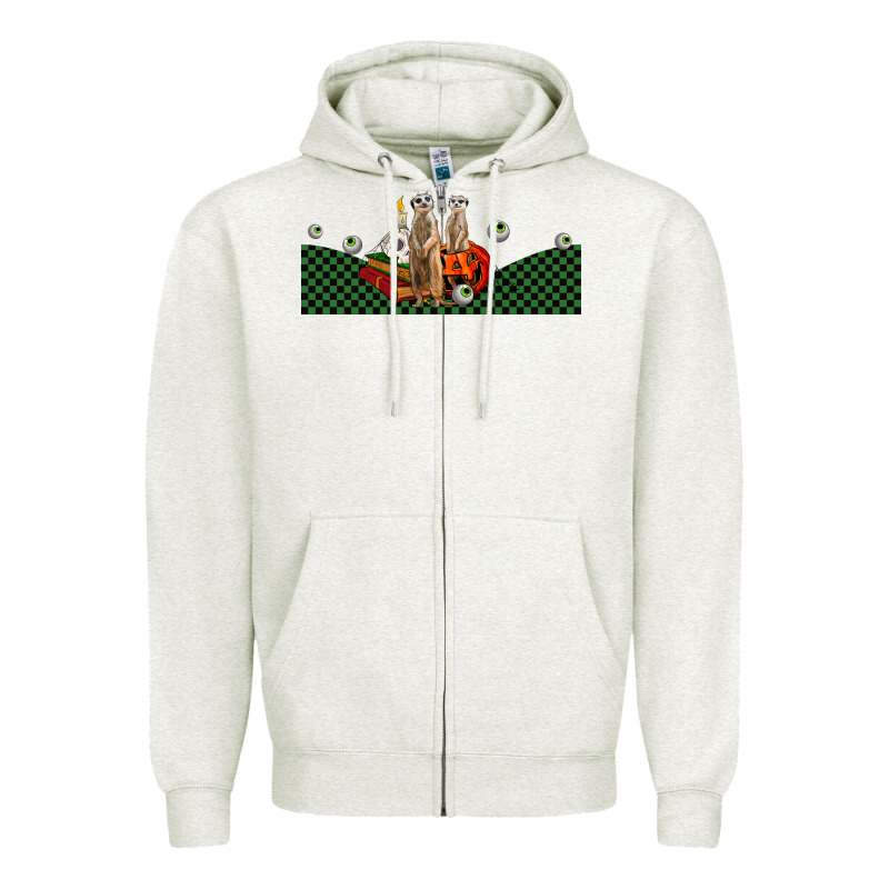 Halloween Meerkat Zipper Hoodie by LillyAllenDesigns | Teevron