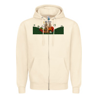 Sandshell halloween meerkat Zipper Hoodie - LillyAllenDesigns