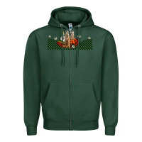 Sports Green halloween meerkat Zipper Hoodie - LillyAllenDesigns