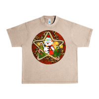 French Oak Snowman Christmas Urban Heavy Tee - RanaPortraitStore