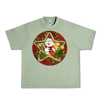 Oil Green Snowman Christmas Urban Heavy Tee - RanaPortraitStore