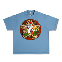 Pebble Blue Snowman Christmas Urban Heavy Tee - RanaPortraitStore