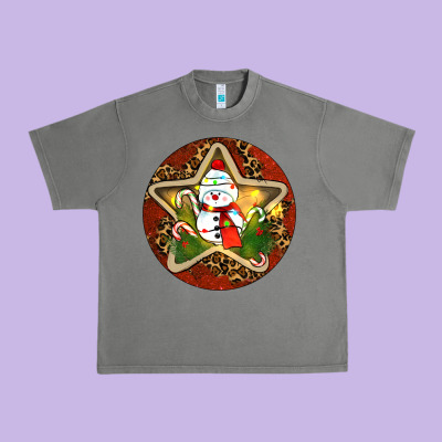 Snowman Christmas Urban Heavy Tee Designed By Ranaportraitstore