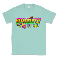 Seafoam Equality hurts no one Classic Tee - NancyCooperArtShop