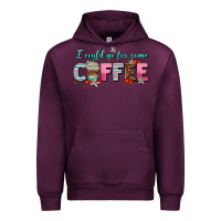 Mauve Wine i could go for some coffee Urban Hoodie - AdoDesignShop