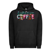 Pigment Black i could go for some coffee Urban Hoodie - AdoDesignShop