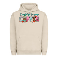 Pigment French Oak i could go for some coffee Urban Hoodie - AdoDesignShop