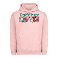 Pigment Salmon i could go for some coffee Urban Hoodie - AdoDesignShop