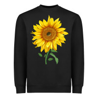 Black Bambino Sunflower Heavyweight Sweatshirt - LillyAllenDesigns