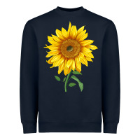 Navy Bambino Sunflower Heavyweight Sweatshirt - LillyAllenDesigns