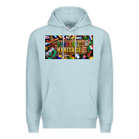 Blue Mist hispanic heritage license plate Premium Hoodie - BundleAndBundleShop