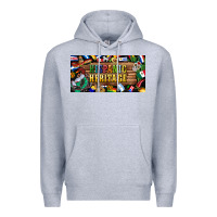 Heather Grey hispanic heritage license plate Premium Hoodie - BundleAndBundleShop