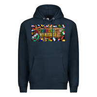 Navy hispanic heritage license plate Premium Hoodie - BundleAndBundleShop