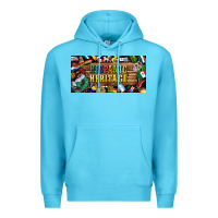 Ocean Blue hispanic heritage license plate Premium Hoodie - BundleAndBundleShop