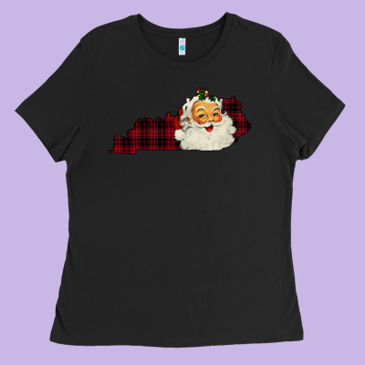 Kentucky Santa Ho Ho Ladies Tee Designed By Bettercallsaul