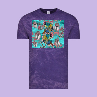 Fish Lures Vintage Tee Designed By Tumblerdesignbyshophia