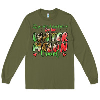 Army Green Watermelon Crawl Long Sleeve Tee - Jasminsmagicworld