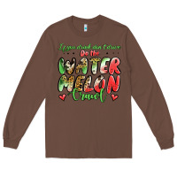 Chestnut Watermelon Crawl Long Sleeve Tee - Jasminsmagicworld