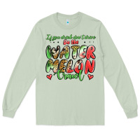 Matcha Watermelon Crawl Long Sleeve Tee - Jasminsmagicworld