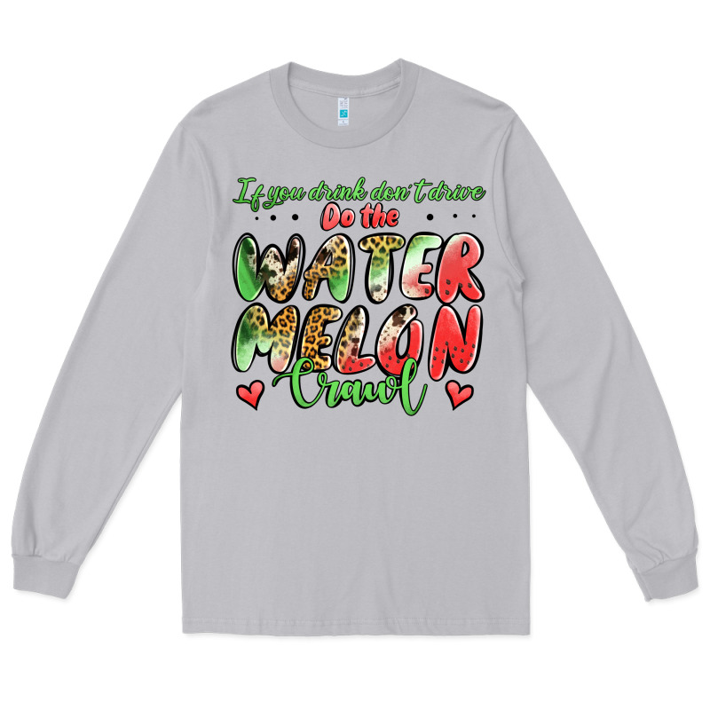 Watermelon Crawl Long Sleeve Tee by Jasminsmagicworld | Teevron