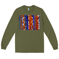 Army Green Basketball brushstroke Long Sleeve Tee - HowdyJamesFarm
