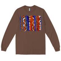 Chestnut Basketball brushstroke Long Sleeve Tee - HowdyJamesFarm