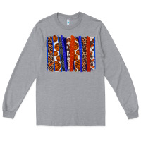 Heather Grey Basketball brushstroke Long Sleeve Tee - HowdyJamesFarm