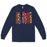 Navy Basketball brushstroke Long Sleeve Tee - HowdyJamesFarm