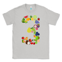 Moon Dust Number 3 Fruit 3rd birthday party fruit themed gift Idea Classic Tee - minhPixels