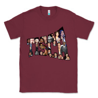 Burgundy NYU Tisch Classic Tee - minhPixels