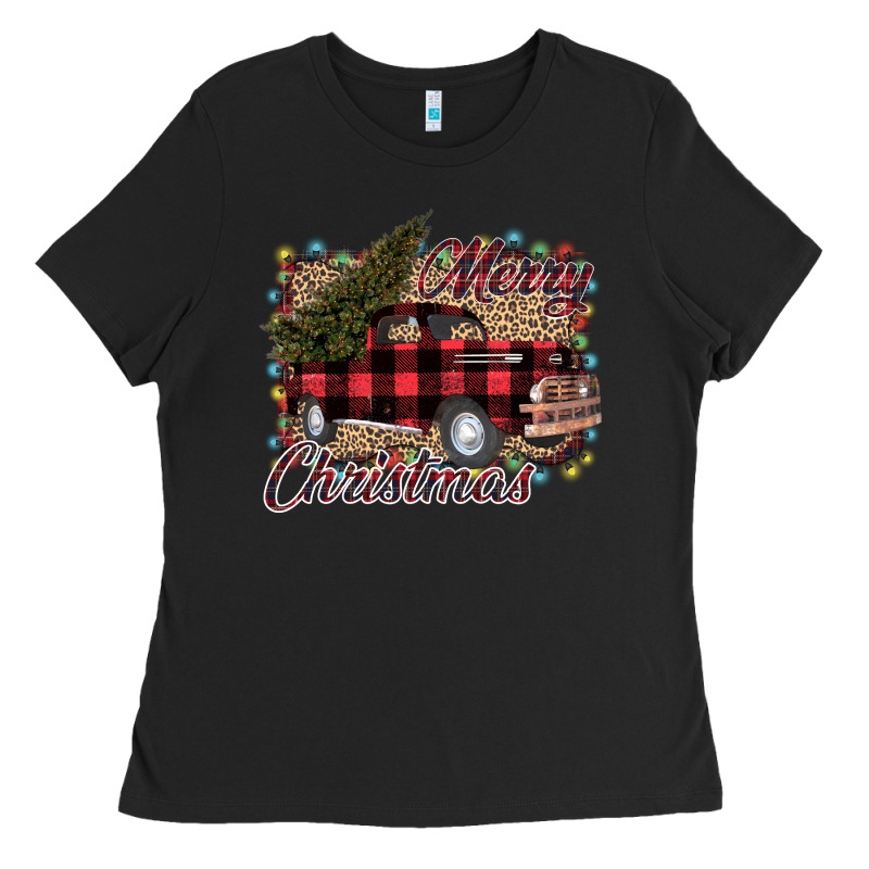 Merry Christmas Truck Ladies Tee by Bettercallsaul | Teevron