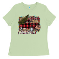 Matcha Merry Christmas Truck Ladies Tee - Bettercallsaul