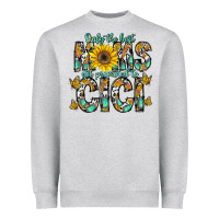 Heather Grey only the best moms get promoted to cici Heavyweight Sweatshirt - CowhideDigitalArt