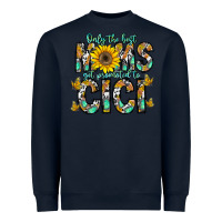 Navy only the best moms get promoted to cici Heavyweight Sweatshirt - CowhideDigitalArt